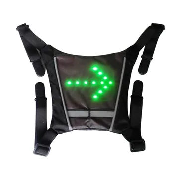 

Portable Signal Backpack Practical Durable Waterproof Led Steering Light Riding Vest Pendant