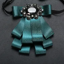 Мужской галстук-бабочка ручной работы, унисекс, подарки, Корейская лента, двухслойный галстук-бабочка, для жениха, для свадьбы, высококачественный трендовый галстук-бабочка