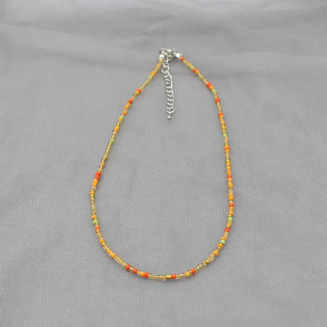 99177-f06184.jpg Collier ras du cou Simple en perles de rocaille pour femmes, Collier de bohème coloré fait à la main, cadeau de bijoux