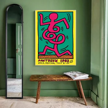 

Keith Harin Montreux Jazz Festival Famous Picture Social Awareness Abstract Poster And Prints Art Painting On Canvas For Room