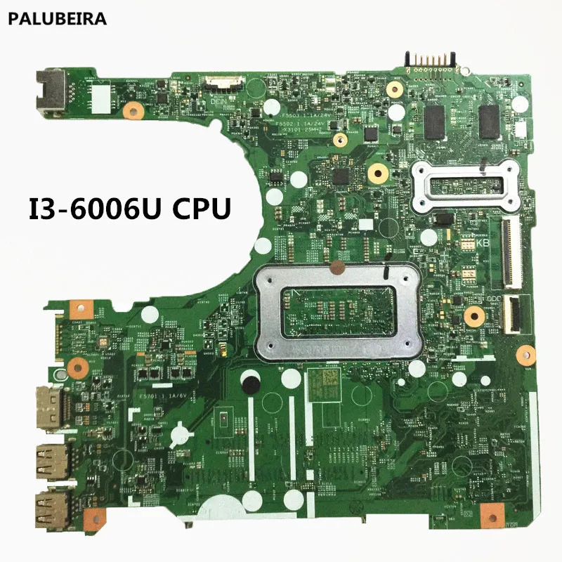 PALUBEIRA 3568 3468 ноутбук материнская плата для Dell 0XT2G4 XT2G4 CN-0XT2G4 DDR4 с SR2UW I3-6006U+ видеокарта чипы 15341-1 m