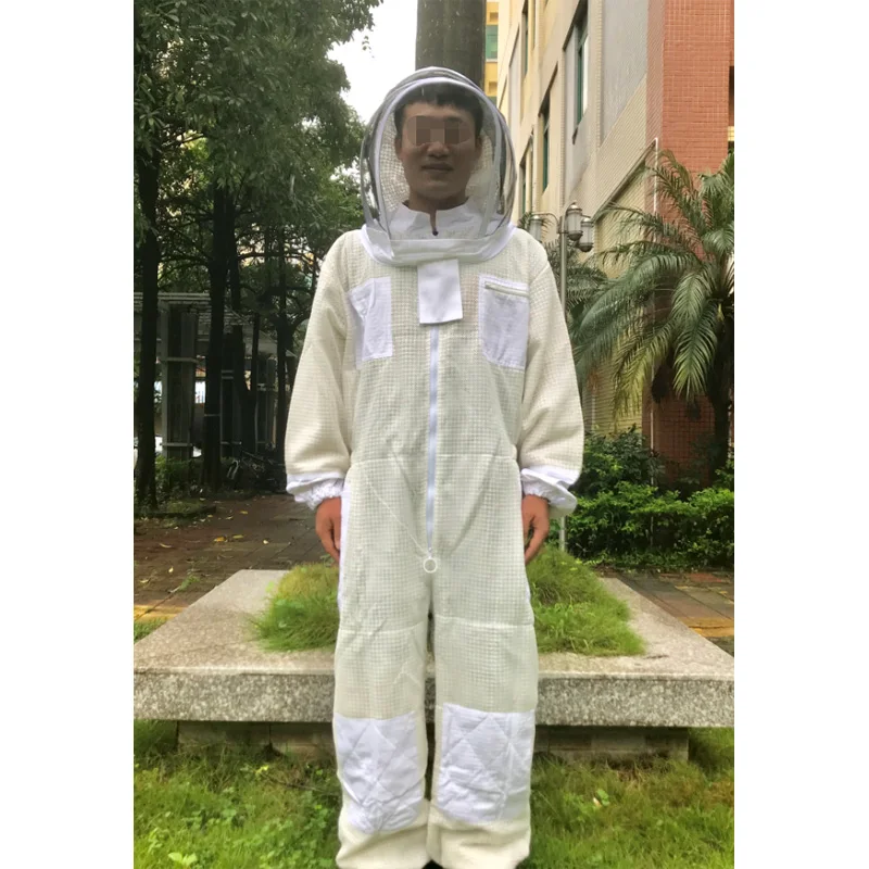 3 слоя всего тела защитный костюм пчеловода вуаль капюшон шляпа одежда куртка защита для Пчеловодство костюм пчеловоды пчелы костюм оборудование