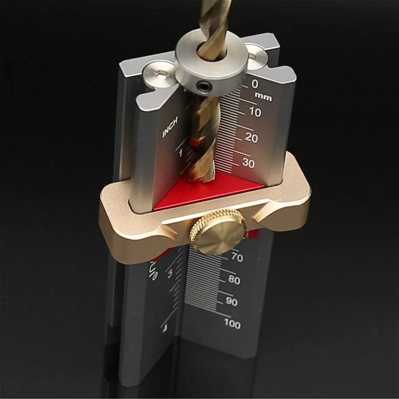 Preise Multi funktionale Holzbearbeitung Werkzeuge Höhe Gauge Grenze Ring Installation Hilfe Bohrer Winkel Vermesser Hohe Präzision Regel