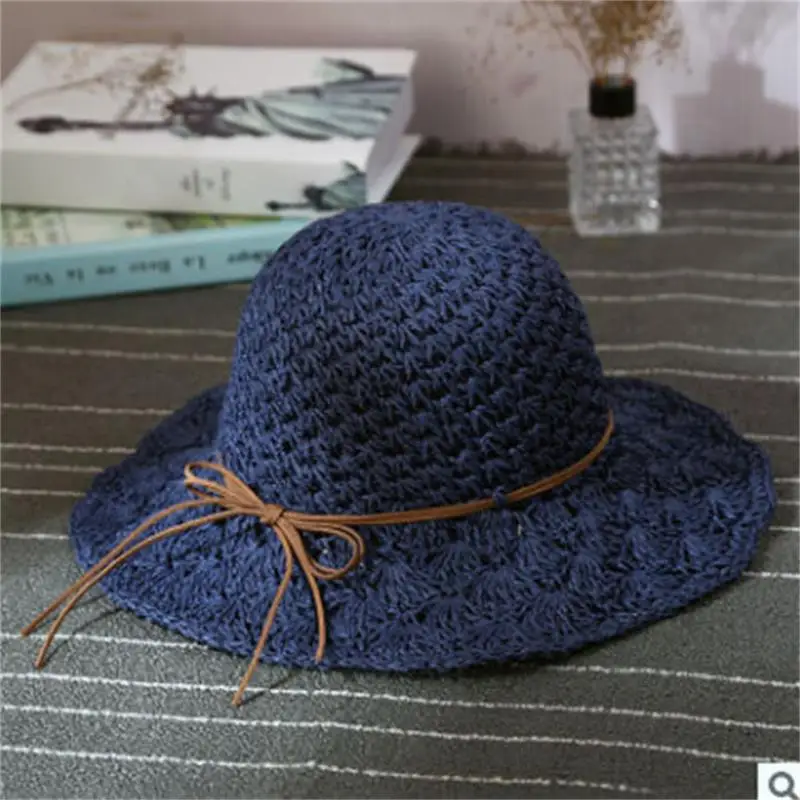 Dilidala, новинка, соломенная шляпа для женщин, женская летняя Солнцезащитная уличная дорожная Студенческая пляжная шляпа, Женская Складная Солнцезащитная шляпа