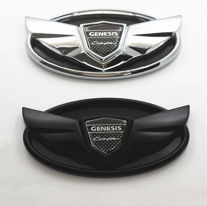 3D значок логотип GENESIS COUPE Стайлинг автомобиля Крыло ангела передней решетки