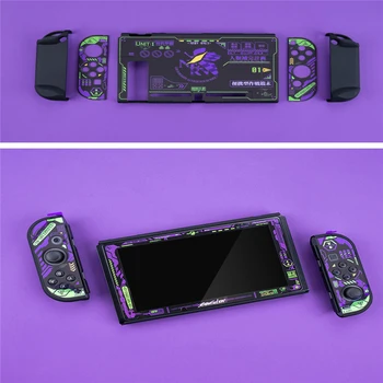 

Anti-fall Split Shell Tempered Film for Nintend Switch Game Console & Joy-Con Creative Protective Case Host Cover