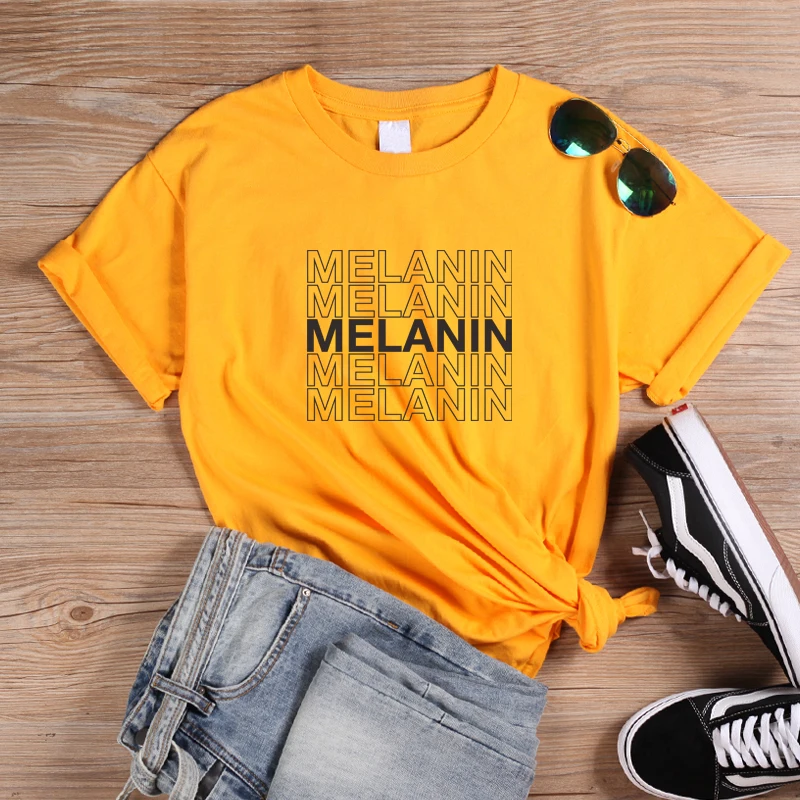 ONSEME Melanin футболка с капельками футболки для женщин черная волшебная футболка для девочек женская уличная Эстетическая футболка Топы Прямая