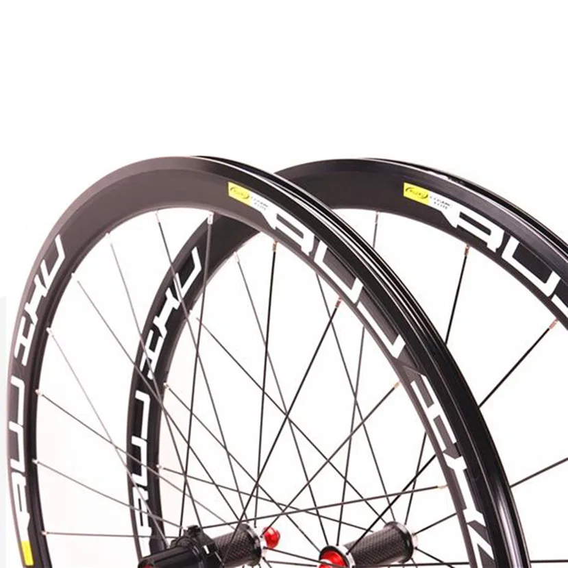 Road Bike Wheelset 700C Sealed Bearing 40mm Rim Ultralight 120 Sound Bicycle Wheels Front 20 Rear 24 Hole Support 8/9/10/11speed