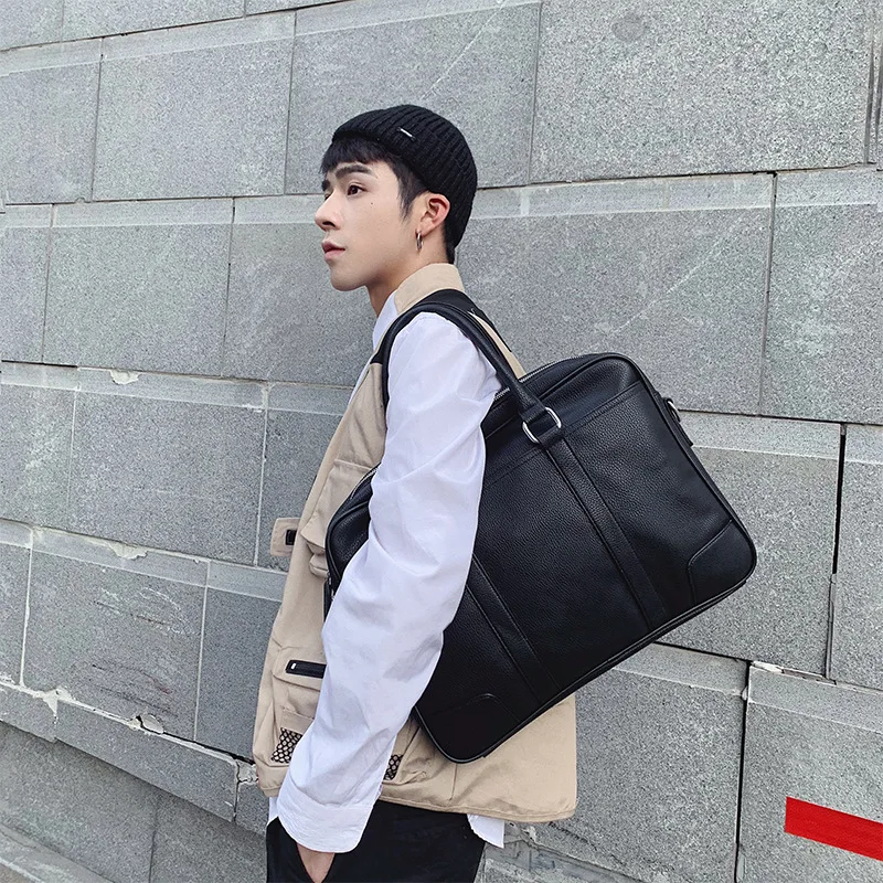 

Fashion business men's handbags business high-capacity computer bags