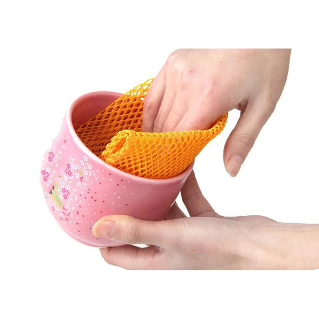 2Db Innovatív Edénymosó Nettó Ruhák Gyors, Száraz, Súroló Hálómosó Kendővel Konyhai Tisztító Szerszám Tisztítószerek - Image 5