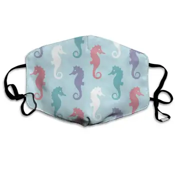

Face Mask Sea Horse Stylish Cycling Half Face Earloop Ski Mask For Girls