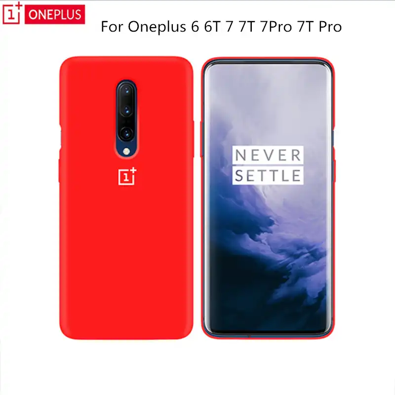 Oneplus 7 Pro Case Original Official Silicone Soft Ultra Thin Shockproof Full Protective Cover Oneplus One Plus 6 6t 7t Pro Case Phone Case Covers Aliexpress