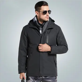

USB Heater Hunting Heated Jacket Heating Winter Clothes Women Men Thermal Outdoor Long Sleeve Coats Hiking Climbing
