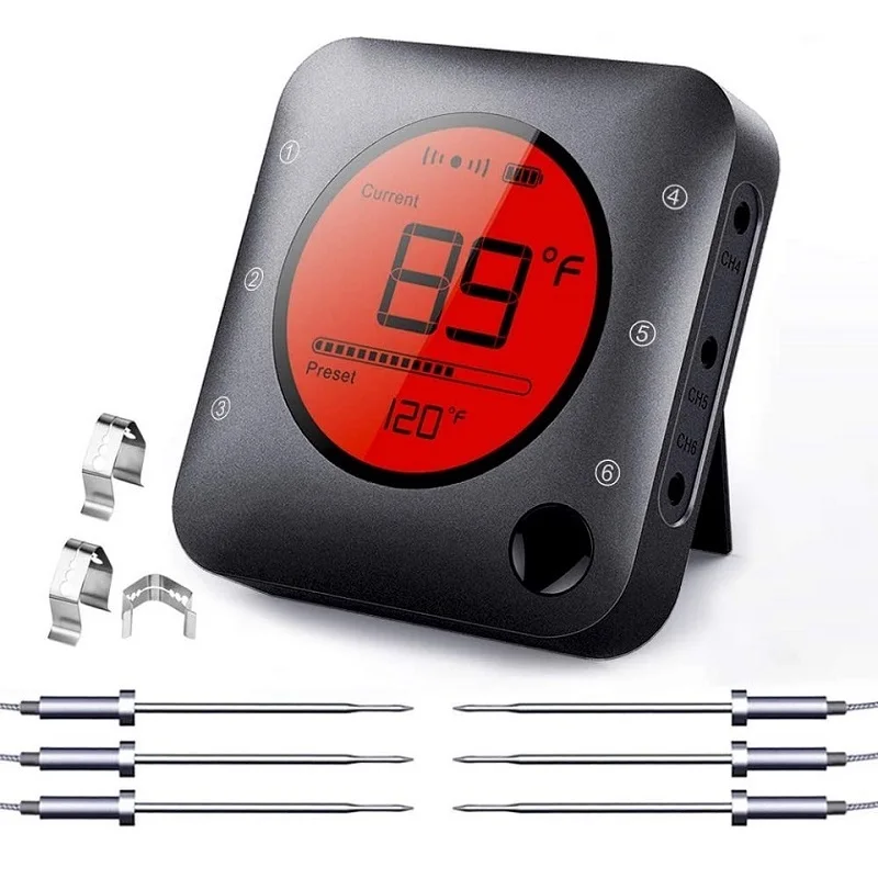 AIRMSEN Wireless Meat Thermometer, Smart Bluetooth Meat Thermometer wi –  AIRMSEN Home Appliances