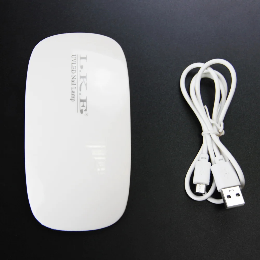 LKE 12 W ногтей сушилка Светодиодный УФ-лампы Micro USB гель Лаки отверждения машина для дома Применение Nail Art Инструменты ногтей для ламп