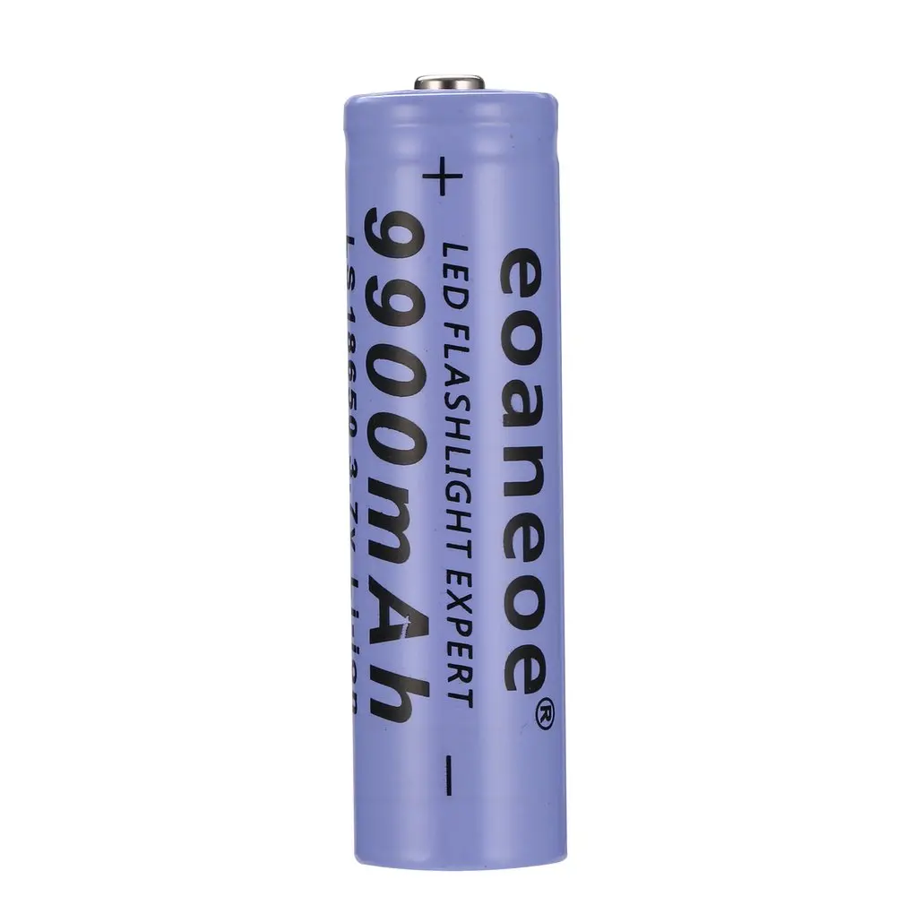 4pcsSafe Экологичная прочная фиолетовая 3,7 V 18650 батареи 9800mAh литий-ионная аккумуляторная батарея для фонарика