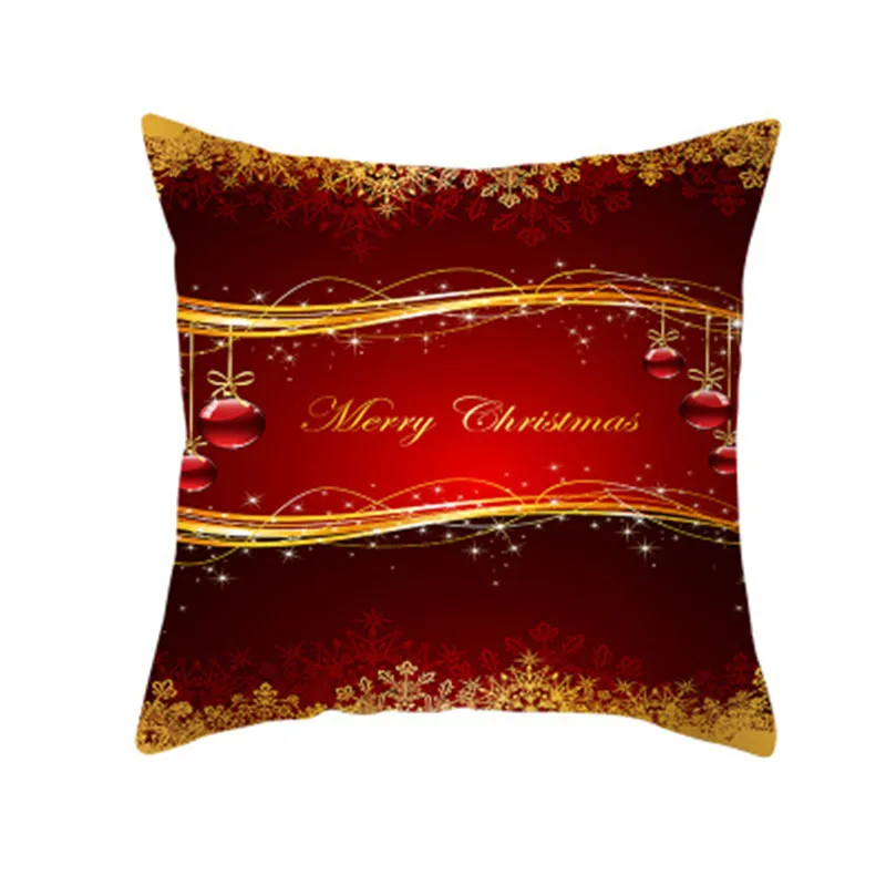 Веселое Рождество Наволочка для подушки наволочка для дома Рождественские украшения подарки Рождественский Декор счастливый год 5z