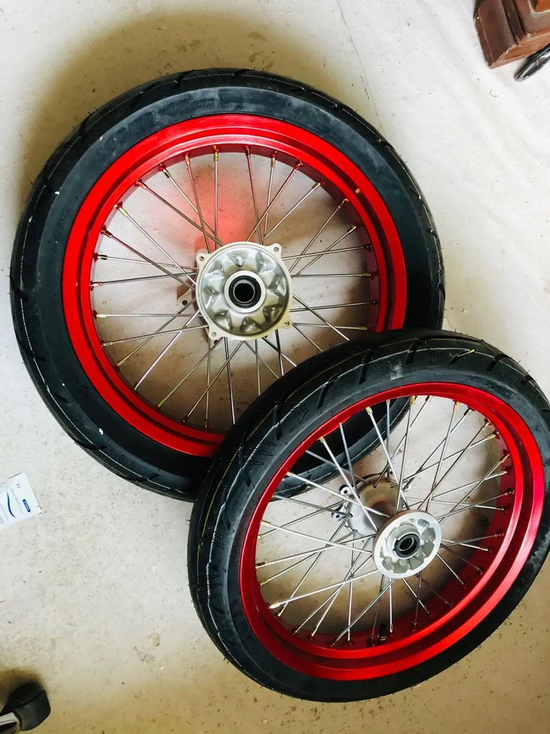 Aluminum Alloy Motorcycle Off Road Dirt Bike Front Rear Spoke Wheel Rim