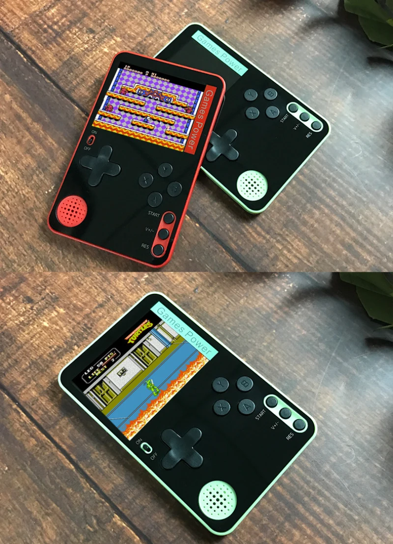 New Portable Handheld Game Console Built-in 500 Classic 8 Bit Games Retro Video Game Console 2.4 Inch Screen Children Gift