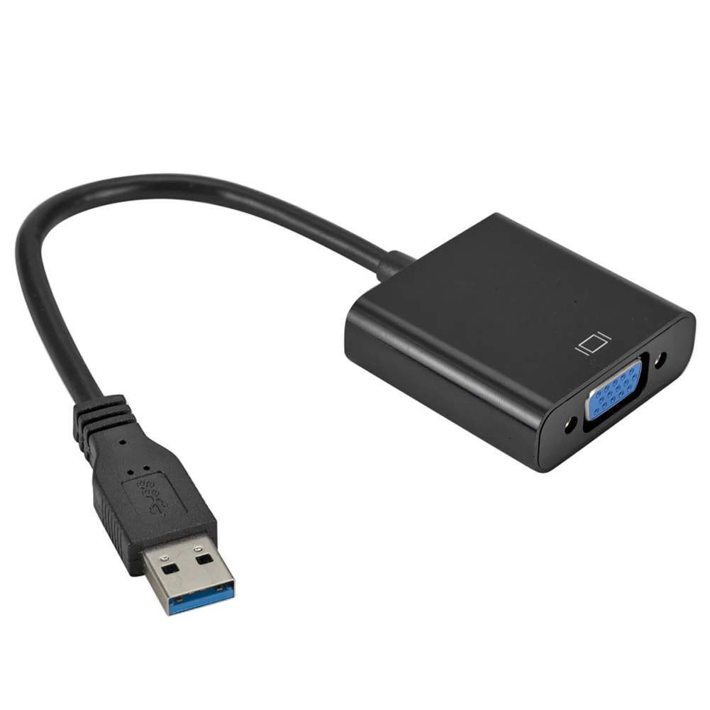 Адаптер для видеодисплея с USB 3 0 на VGA 1080P внешний конвертер несколькими дисплеями