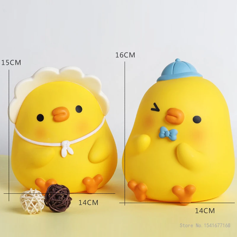 Duck Shaped Piggy Bank, Resistant Money Box, Can Save and Take Coin Safe Deposit Box, Creative Ornaments, Children's Day Gift 5