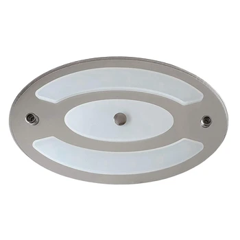 

Ceiling Light 12V 24V Dimmable Led Contact Ultra-Thin 6W Switch Indoor Light for Rv, Caravan, Camper and Boat Oval
