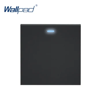 

Wallpad 1 Gang 2 Way 1 Way With LED Indicator Switch Function Key For Wall Rocker Switch White And Black Plastic Module Only