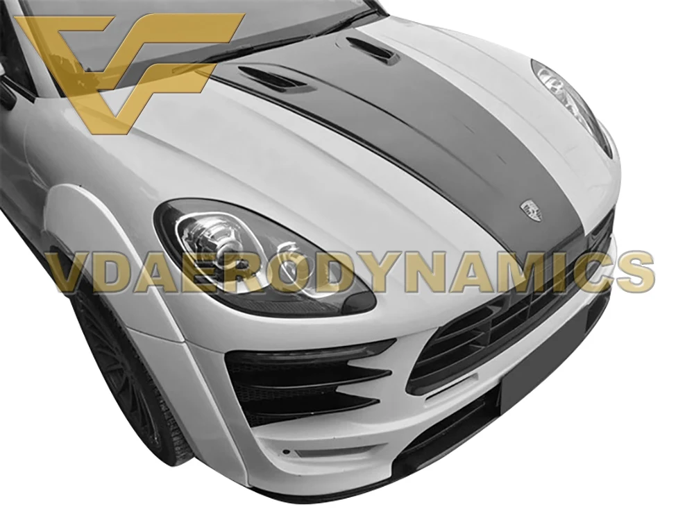 Подходит для 14-18 Porsche Macan VAD-PD карбоновый капот двигателя