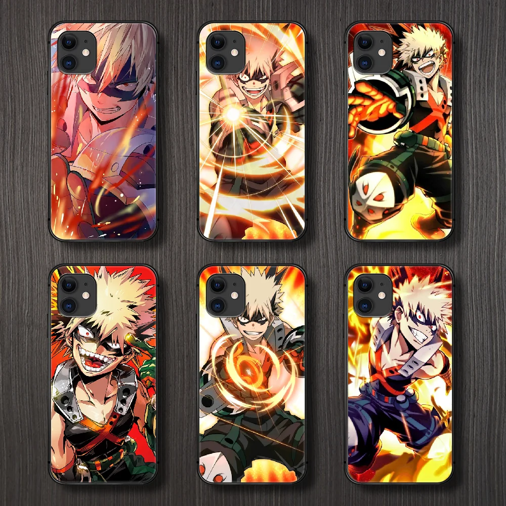 Чехол для телефона с изображением героев моя геройская Академия Bakugou Katsuki корпус