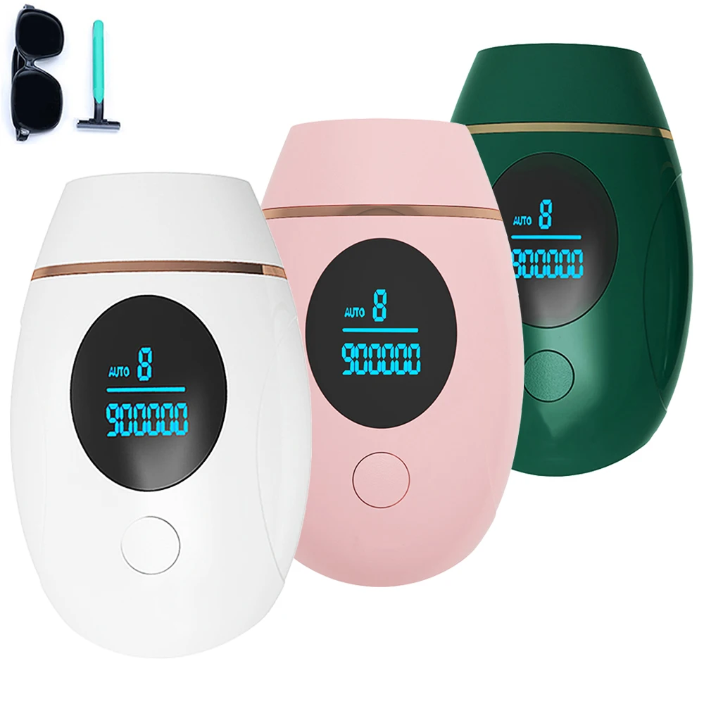

Permanent IPL Hair Removal Women Electric Epilator Photoepilator Depilation Kit 900000 Flash Depilator Facial Body Hair Remover
