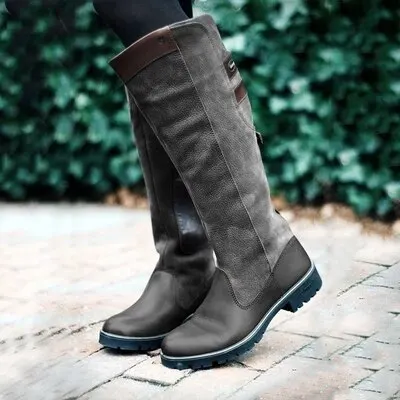 

New Autumn Women Long Boots Riding Casual Rome Style Boot Autumn Winter Thigh High Loose Shoes Botas Mujer Footwear