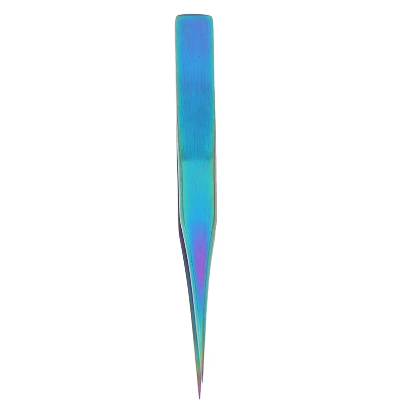 1pc Precision Industrial Tweezers Anti-static Straight Tip Stainless Forceps Phone Repair Hand Tools