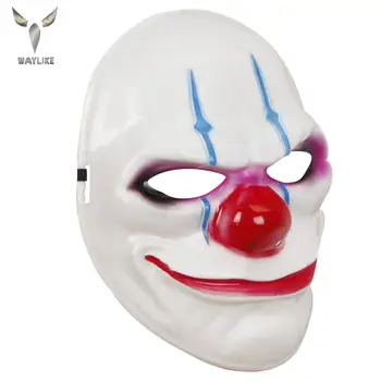 

WayLike real adult Party Costume old age retro mask plastic American clown mask clown Carnival Cosplay mask