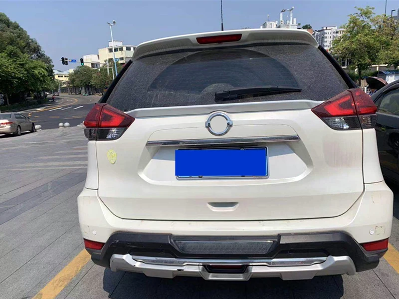 Для Nissan X-Trail- внешние аксессуары АБС пластик задний багажник Средний спойлер декоративная крышка отделка автомобиля Стайлинг