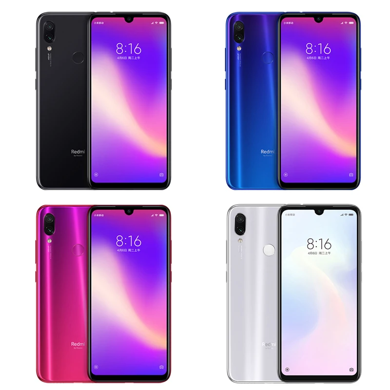 Xiaomi Redmi Note 7 Pro смартфон с восьмиядерным процессором Snapdragon 675 ОЗУ 6 ГБ ПЗУ 128 48 Мп + 5