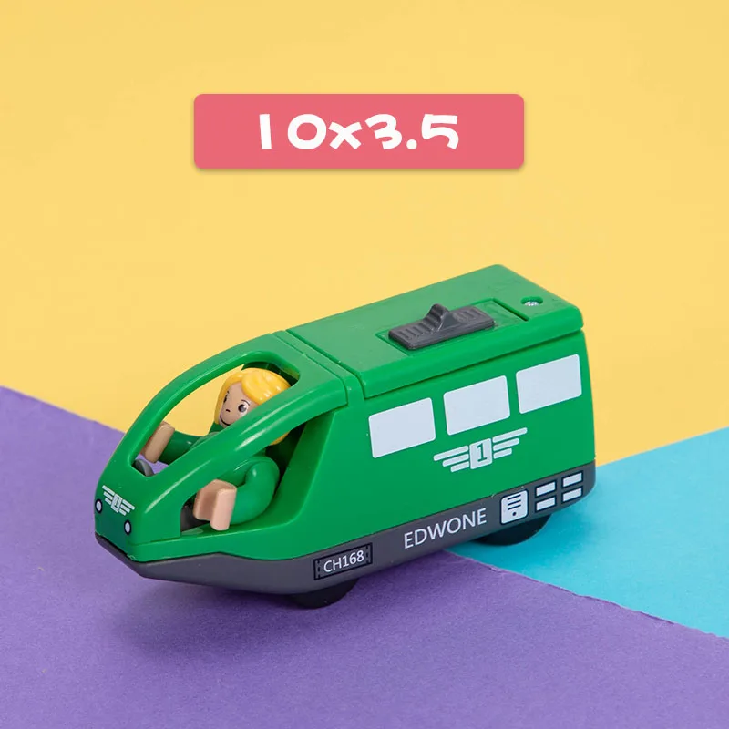 6 Дистанционное управление RC электрический маленький поезд игрушки набор соединен с деревянной железной дороги интересный подарок для детей - Цвет: 6