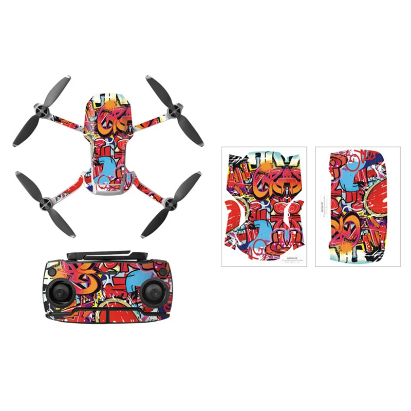 Водонепроницаемый ПВХ защитная Пленка Наклейки Комплект для DJI MavicMini Drone xk88