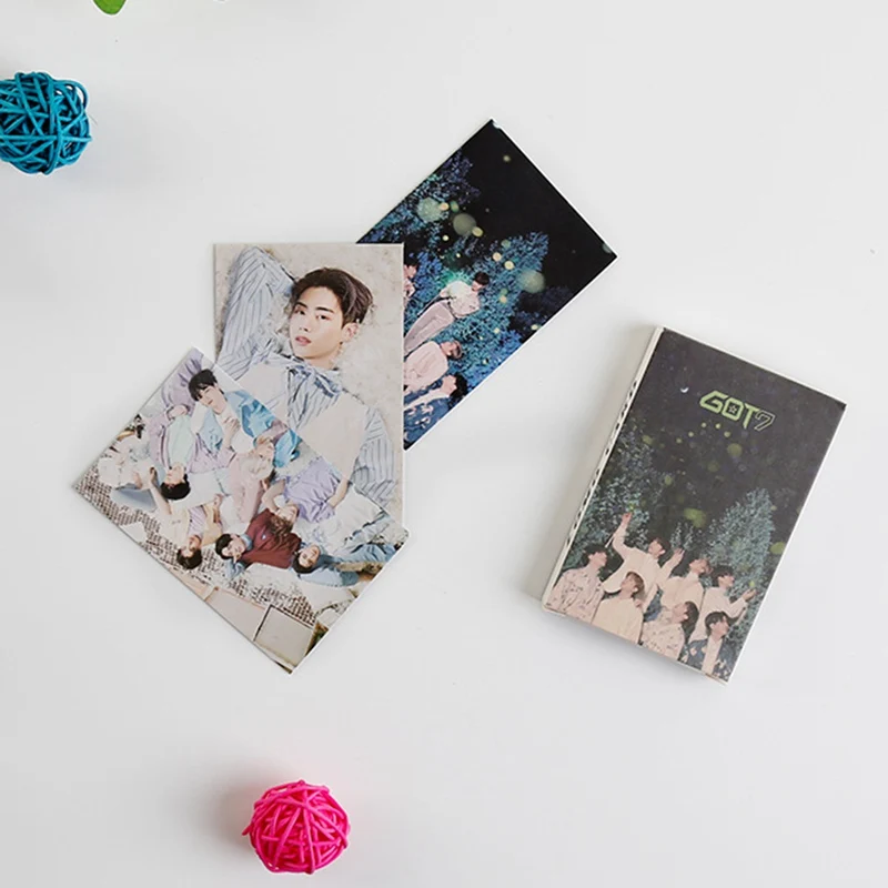 1 компл. K-Pop GOT7 альбом подарить вам ломо карты Мода самодельный бумажный плакат фото карта коллекция Канцелярский набор