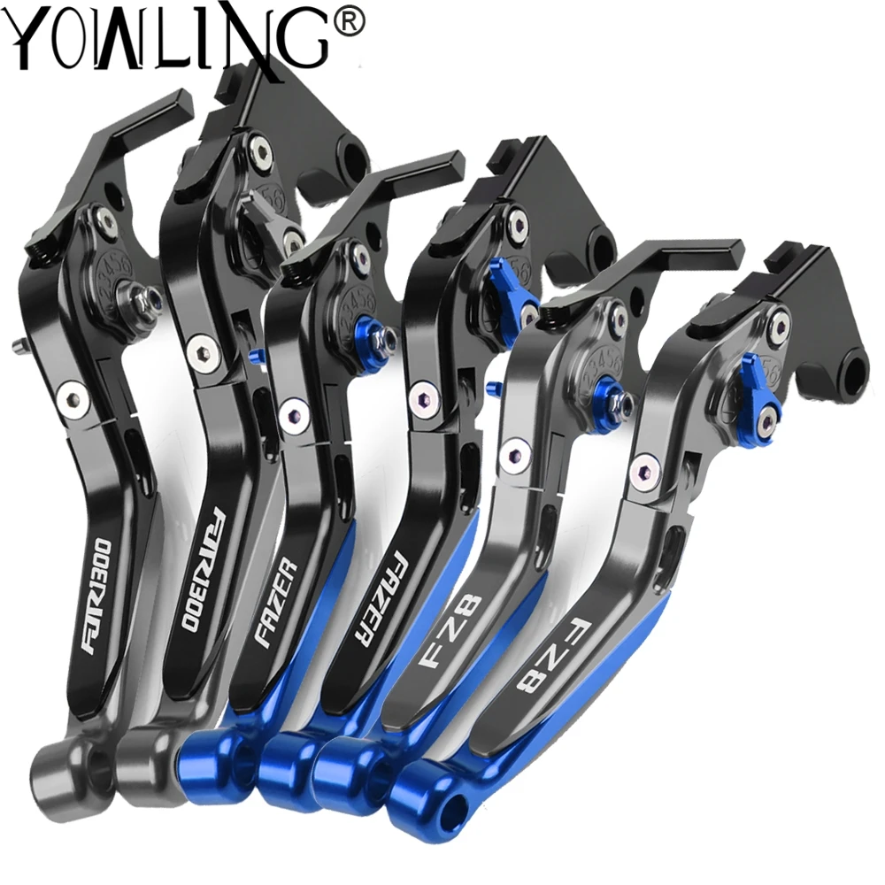 

For YAMAHA FZ FZ1 FZ6 FAZER 16 600 FZ6S/FZ6N 700 FZX700 FJR1300 FJR 1300 FZ8 Adjustable Folding Extendable Clutch Brake Levers