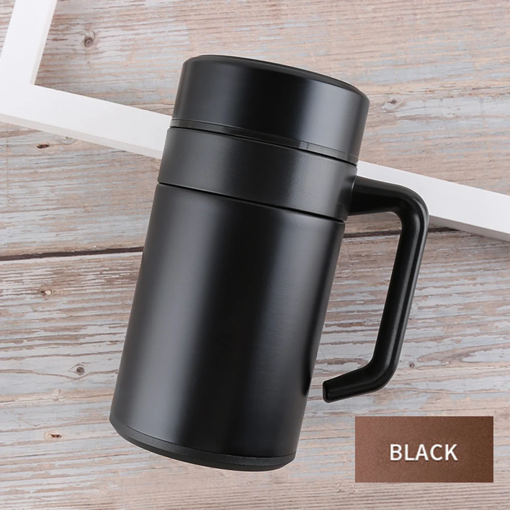 400ml Stainless Steel Coffee Mugs Leakproof Thermos Insulation Water