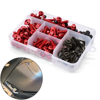 

Motorcycle Fairing Screw Spring Bolt Kit Body Fastener Clips For Yamaha YQ50 Aerox MBK Nitro xt600 nvx155 aerox155 nvx aerox 155