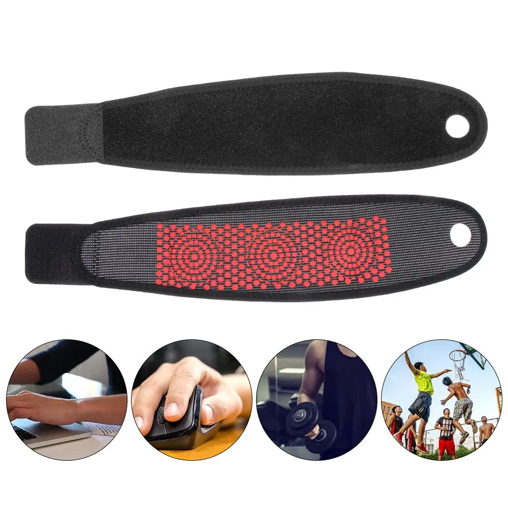 Magnetic Therapy Self-Heating Wrist Support Brace Wrap Heated Hand Warmer Compression Pain Relief Wristband Belt