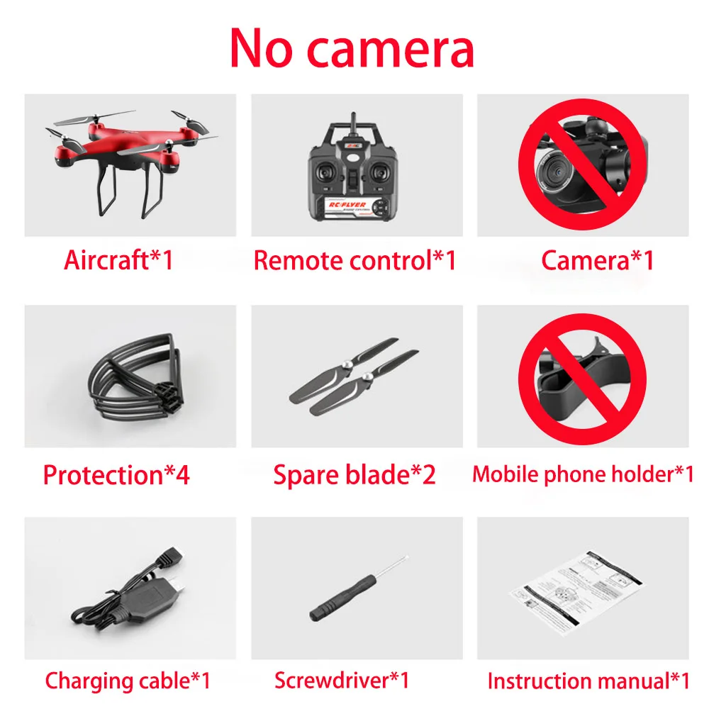 Радиоуправляемый Дрон 4K S32T Квадрокоптер вращающаяся камера полет HD аэрофотосъемка давление воздуха парение ключ посадка игрушечные дроны - Color: No camera red