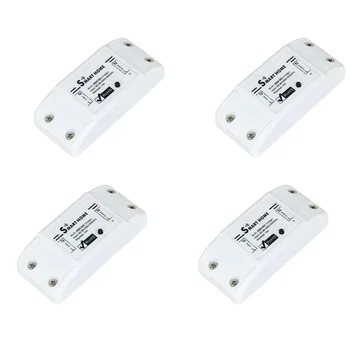 

4Pcs Wifi Switch, Smart Switch Modification, Wireless Remote Control Wifi Switch, Suitable for Alexa Voice Control