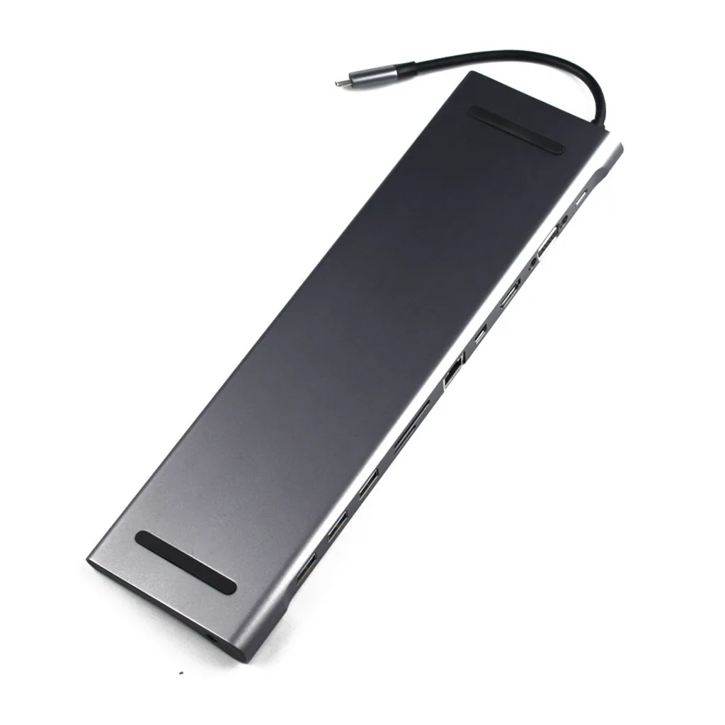 11 в 1 type-C концентратор HDMI адаптер USB 3,0 type C концентратор к HDMI 4K VGA 11 в 1 Порты usb-хаб с DP
