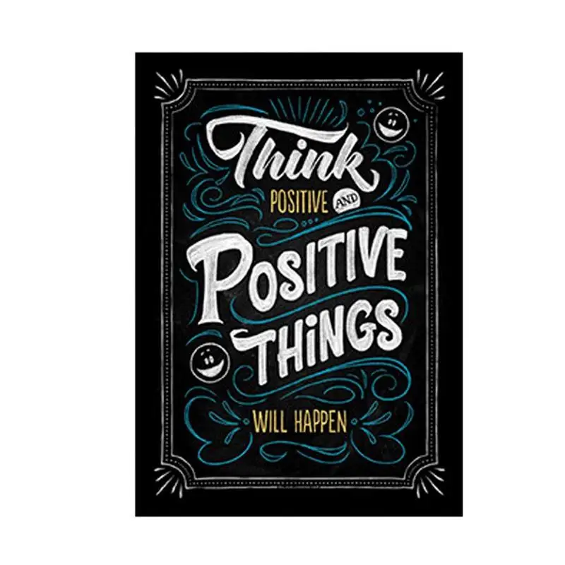 

English Inspirational Painting Motivational Poster School Office Classroom Wall Pictures for Teacher Students School Counselor
