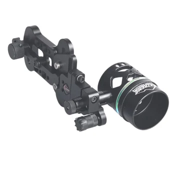 

Micro-Adjust Compound Bow Sight Micro Single Pin Bow Sight Compound Bow Sight Archer Shooting Hunting Compound Accessories