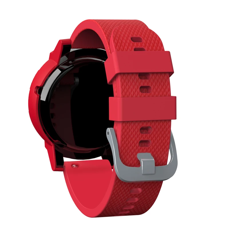 Ремешки для часов Amazfit bip GTR 42 мм ticwatch E huawei Watch 2 samsung S2 20 мм SIKAI спортивный силиконовый запасной ремешок - Цвет: red