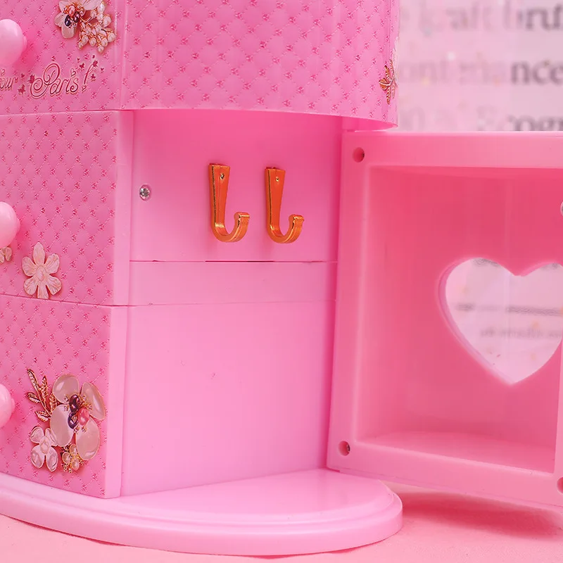 Lovely Music Jewelry Box Large Musical Box Christmas Gift Dancing Girls Rotating Music Box Multi-layer Jewelry Boxes hz-356