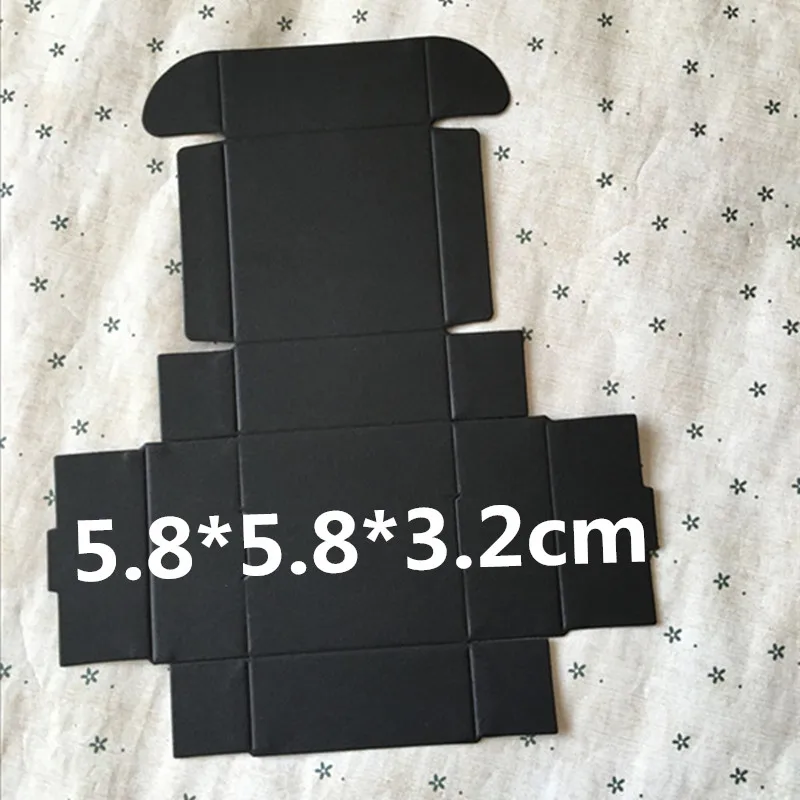50 шт. Новинка DIY крафт бумага/черный/белый Подарочная коробка для свадьбы